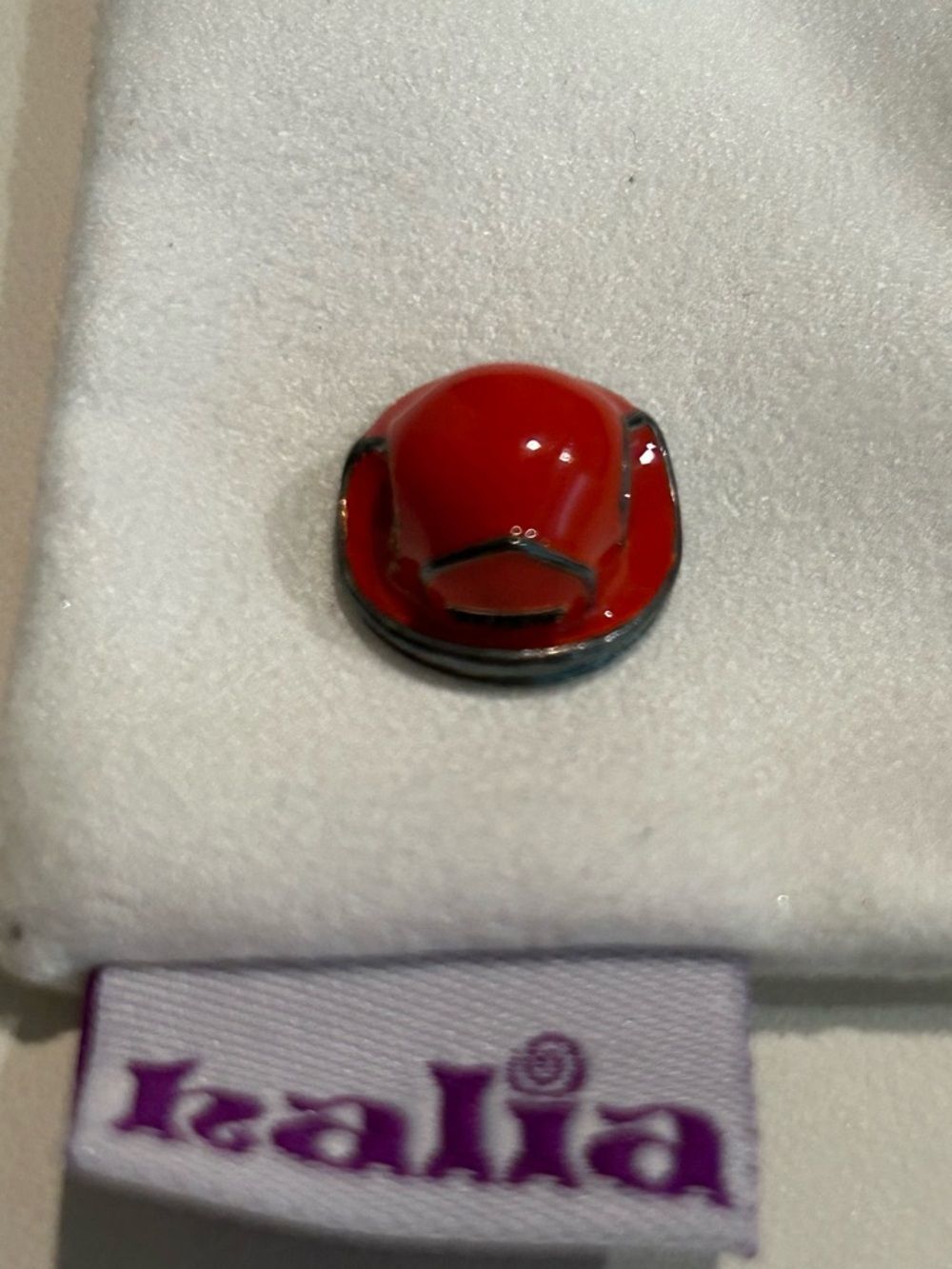 Halia “City Heroes” NYFD Charm - Sterling Silver, red enamel - Picture 2 of 2